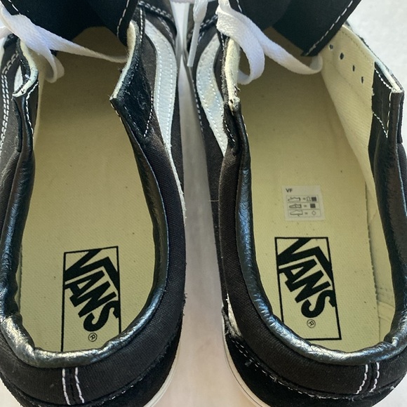 VANS Old Skool Classic Black Suede Leather & Canvas Skate Shoes 8.5 Women’s NWOT - Picture 5 of 8